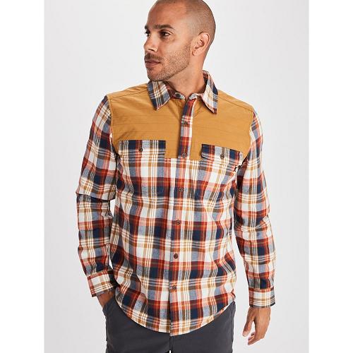 Marmot Clothes Yellow NZ - Needle Peak Shirts Mens NZ3159824